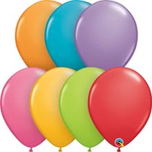 Balão Qualatex 11" - Redondo Sortido Festivo - Liso Látex - 100 Un