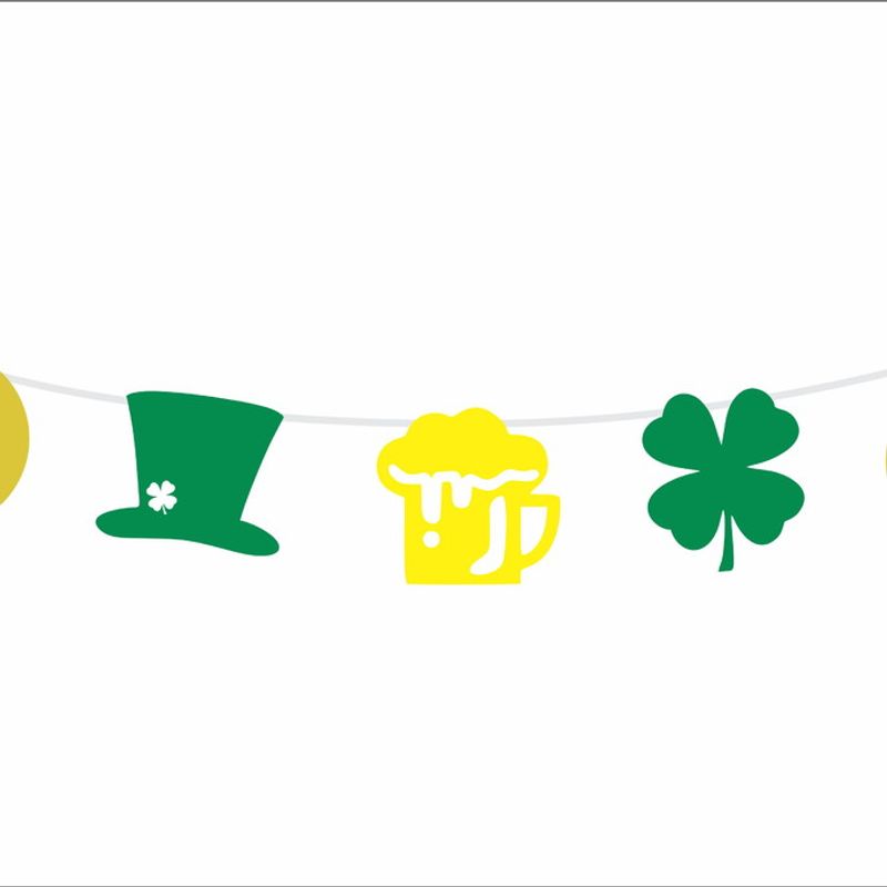 Bandeirola Decorativa St. Patrick's Day 2,8m - 1 unidade