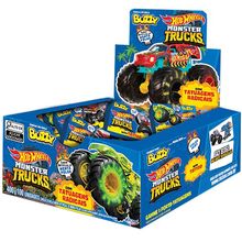 Chiclete Buzzy Hot Wheels Menta Polar c/90 - Riclan