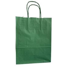 VINCO SACOLA DE PAPEL VERDE 26X21X09 C/10