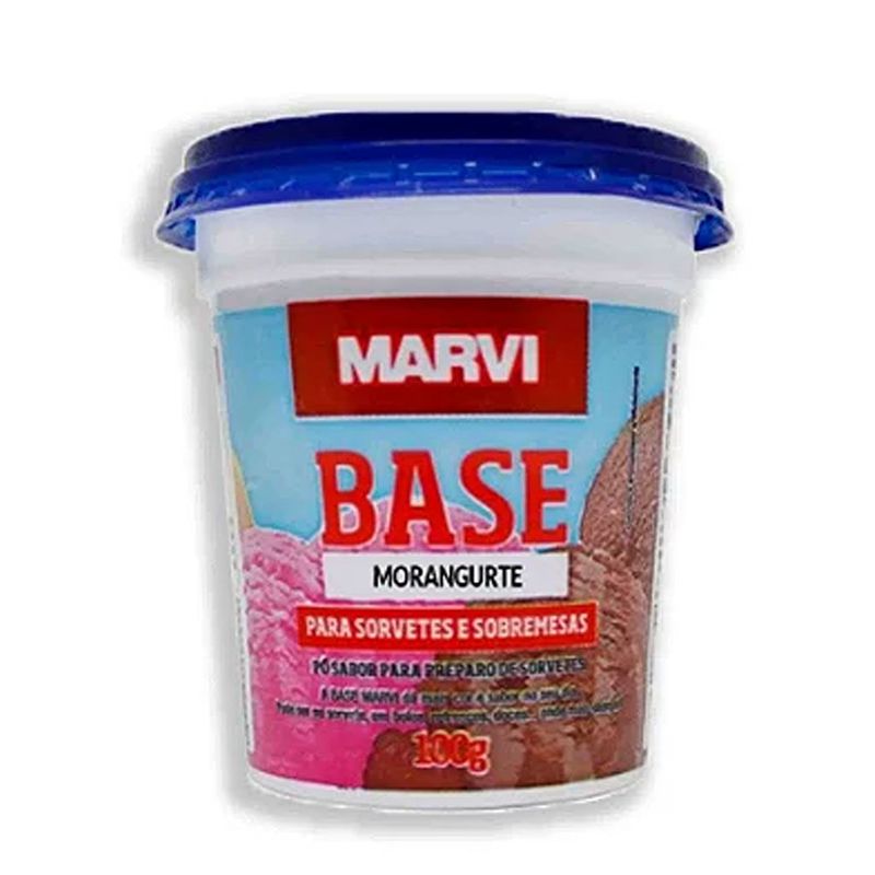 Sabor em Pó Morangurte 100g - Marvi