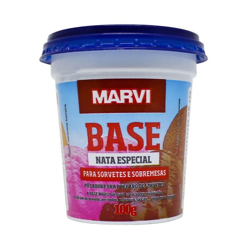 Sabor em Pó Nata Epecial 100g - Marvi