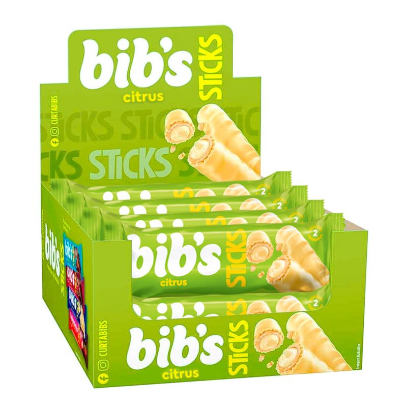 Chocolate Bibs Stick Citrus c/16 - Neugebauer