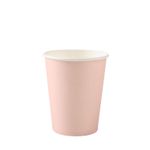 Copo de Papel 270ml Coração Rosa - 8 Un