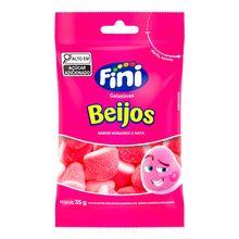 Bala de Gelatina Beijos de Morango 35g - Fini