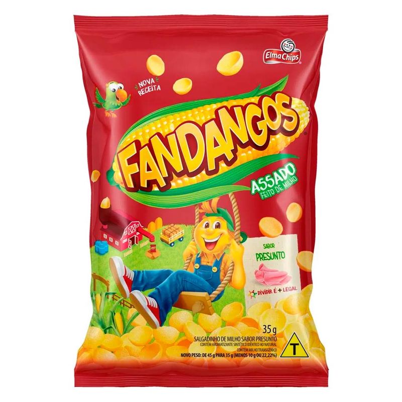 Salgadinho Fandangos Presunto 35g - Elma Chips