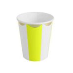 Copo de Papel 270ml Circo Amarelo - 10 Unidade