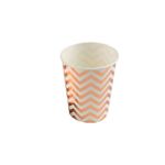 Copo de Papel 270ml Missoni Bronze - 10 Unidade