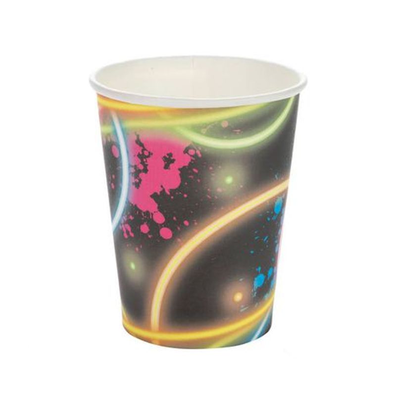 Copo de Papel 270ml Festa Neon - 10 Un