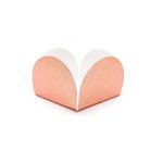 Forminha para Doces 4 Pétalas (3,5cm x 3,5cm x 2,5cm) Rose Gold 50 unidades Assk magazine 25 Embalagens