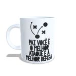 Caneca de Porcelana Papai Gol de Placa  - 1 unidade - Magazine 25
