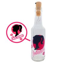 Garrafa de Vidro Long Neck com Rolha LED Personalizável - Fashion Rosa c/ Seu Nome - 1 unidade - Magazine 25