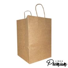 Sacola de Papel Kraft Premium Fundo Largo D-25 - 25x17x17cm - 10 unidades - Magazine 25