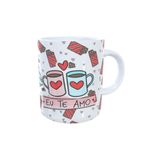 Caneca de Porcelana Te Amo Mais que Chocolate - 1 unidade - Magazine 25