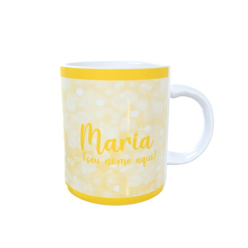 Caneca de Porcelana Personalizável c/ Nome Princesa Bela - 1 unidade - Magazine 25