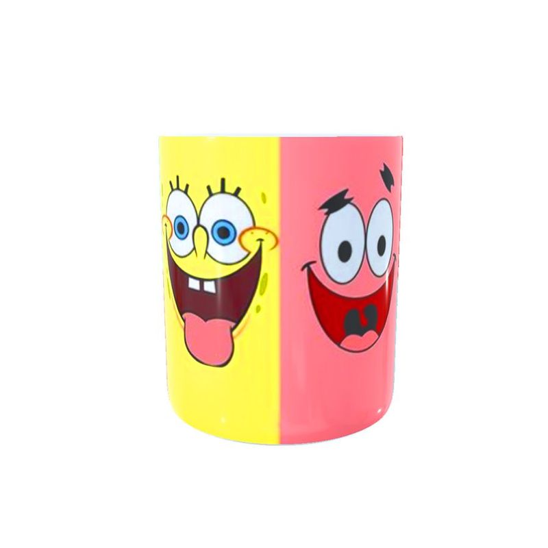 Caneca de Porcelana Bob Esponja Silhuetas - 1 unidade - Magazine 25