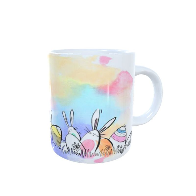 Caneca de Porcelana Ovinhos de Páscoa - 1 unidade - Magazine 25