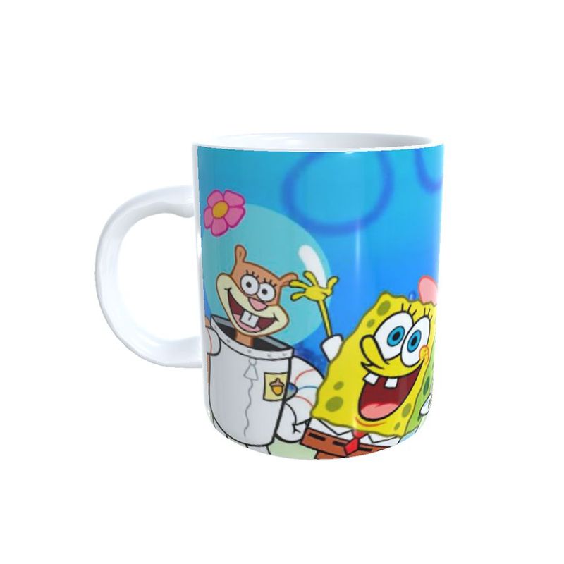 Caneca de Porcelana Turma do Bob Esponja  - 1 unidade - Magazine 25