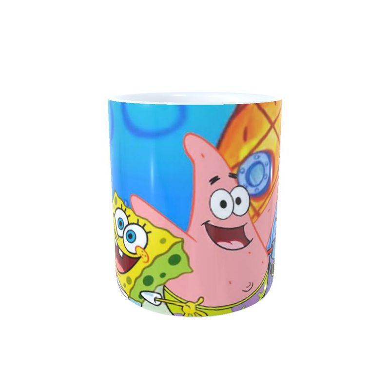 Caneca de Porcelana Turma do Bob Esponja  - 1 unidade - Magazine 25