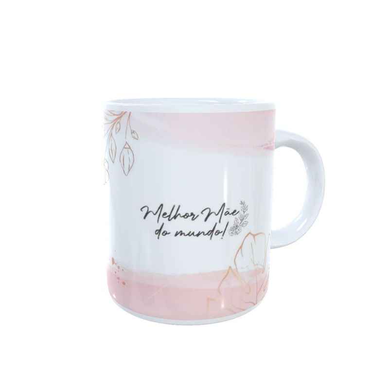 Caneca de Porcelana Mãe Eu Te Amo - 1 unidade - Magazine 25