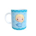 Caneca de Porcelana Personalizável c/ Nome Princesa Elsa - 1 unidade - Magazine 25