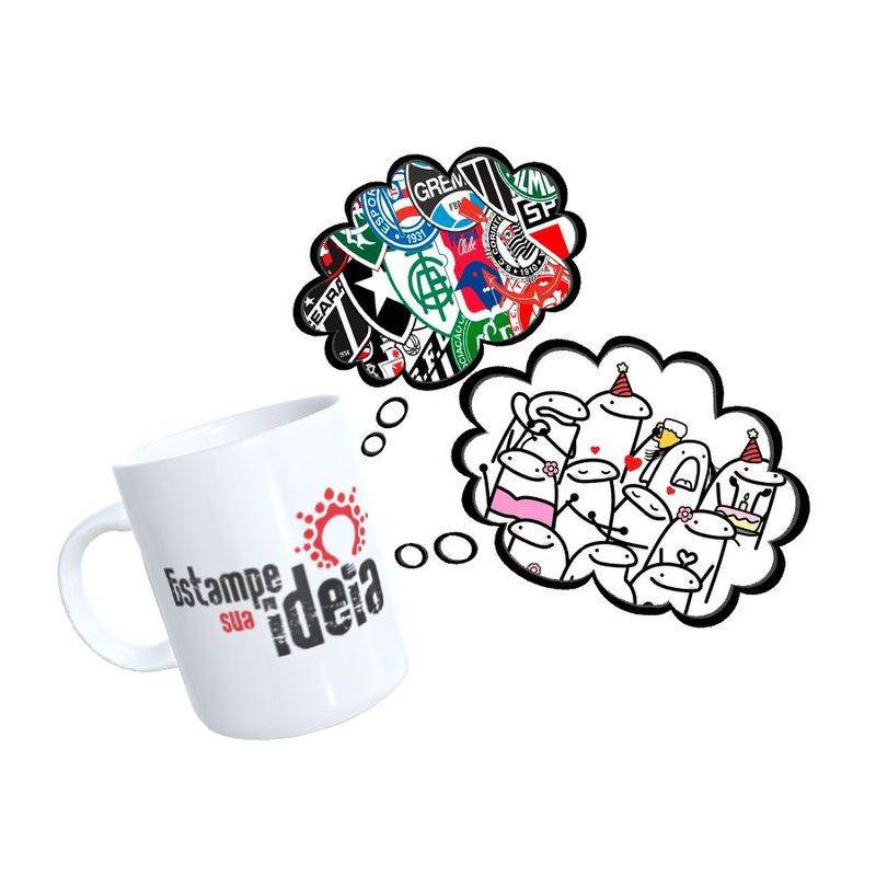 Caneca de Porcelana - Personalize do Seu Jeito - 1 unidade - Magazine 25