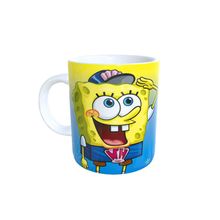 Caneca de Porcelana Bob Esponja Siri Cascudo - 1 unidade - Magazine 25
