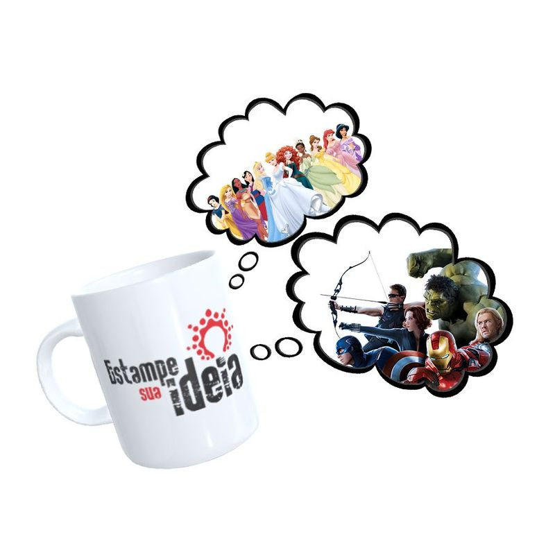 Caneca de Porcelana - Personalize do Seu Jeito - 1 unidade - Magazine 25