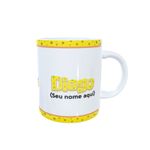 Caneca de Porcelana Personalizável c/ Nome Bob Esponja - 1 unidade - Magazine 25