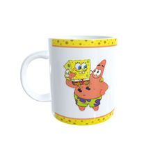 Caneca de Porcelana Personalizável c/ Nome Bob Esponja - 1 unidade - Magazine 25