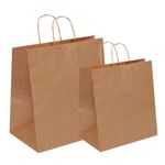 Sacola de Papel Kraft Delivery G 34x31x19cm - 50 unidades - Cromus - magazine 25 Embalagens