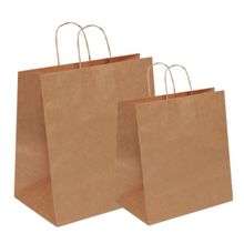 Sacola de Papel Kraft Delivery G 34x31x19cm - 50 unidades - Cromus - Magazine 25