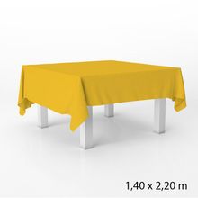 Toalha de Mesa em TNT - 140 x 220 cm - Amarelo - 1 unidade - Best Fest - magazine 25