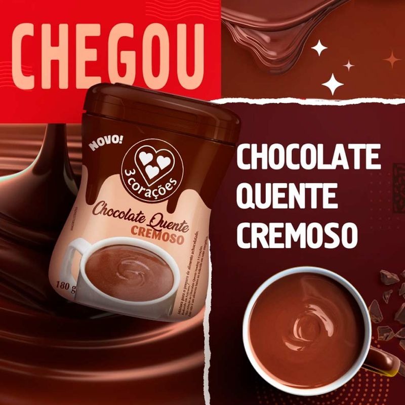 Chocolate Quente Cremoso 180g - Três Corações