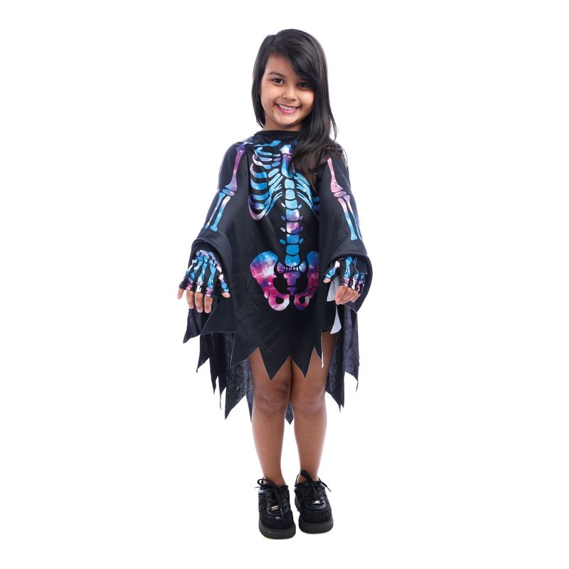 Kit Poncho Esqueleto - Cromus - 1 Unidade