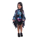 Kit Poncho Esqueleto - Cromus - 1 Unidade