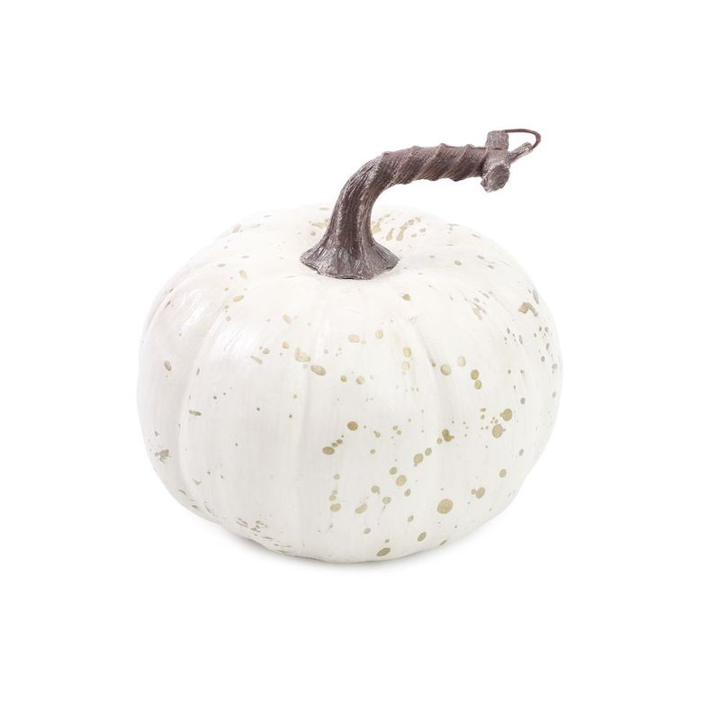 Abóbora Respingo Creme para Decoração de Halloween - Cromus - 1 unidade