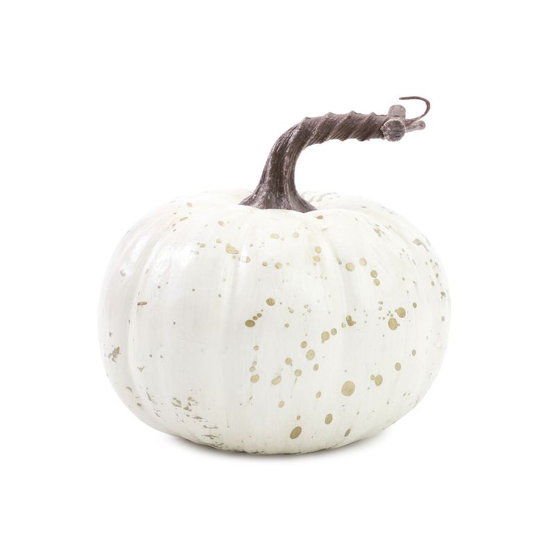 Abóbora Respingo Creme para Decoração de Halloween - Cromus - 1 unidade