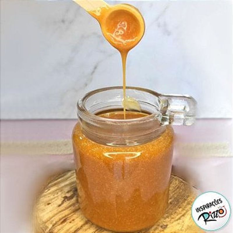 Pote de Vidro com Colher de Madeira e Tampa de Rolha - 250ml - 7cm x 10cm - magazine 25 Embalagens