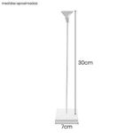 Suporte de Mesa para Balão - Branco - 30cm - 01 Unidade