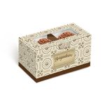 Caixa para 2 brigadeiros 8,5x5x4,5cm Brigadelícia Marfim - 10 unidades - Cromus - magazine 25 Embalagens
