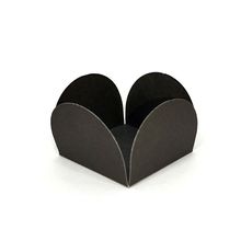 Forminhas para Doces 4 Pétalas Preto  - 50 unidades - magazine 25