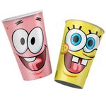 Copo Papel 180 Ml - Bob Esponja - 12 unidades - Regina - Magazine 25