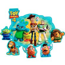 Kit Decorativo com Apliques Festa Toy Story 4 - 4 unidades - Regina - Magazine 25s