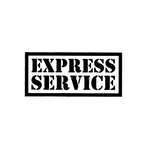 Carimbo Artesanal Express Service - M - 6,0x2,7cm - Cod.RI-046 - magazine 25 Embalagens