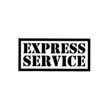 Carimbo Artesanal Express Service - M - 6,0x2,7cm - Cod.RI-046 - magazine 25 Embalagens