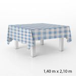 Toalha de Mesa em TNT - 140 x 220 cm - Xadrez Azul - 1 unidade - Best Fest - magazine 25