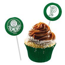 Pick p/ Docinhos Festa Palmeiras - 08 unidades - Festcolor - Magazine 25