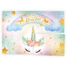Painel Decorativo 126X88 Cm Festa Unicornio 2 01 Unidade - Regina - Magazine 25s