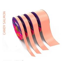 Rolo Fita Lisa Candy Salmon - 15mm x 50m - EmFesta